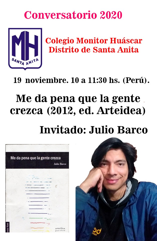 Encuentro Colegio Monitor Huáscar 19 noviembre, 2020,  10 hs, Perú
