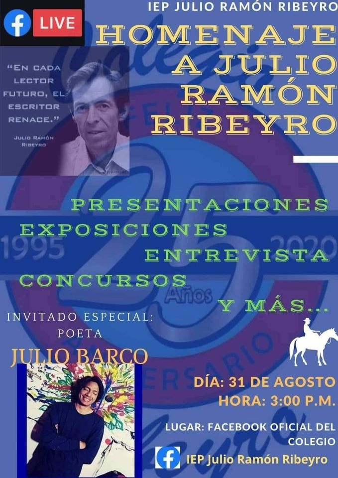 Homenaje a Julio Ramón Ribeyro en la I.E.P. Julio Ramón Ribeyro 