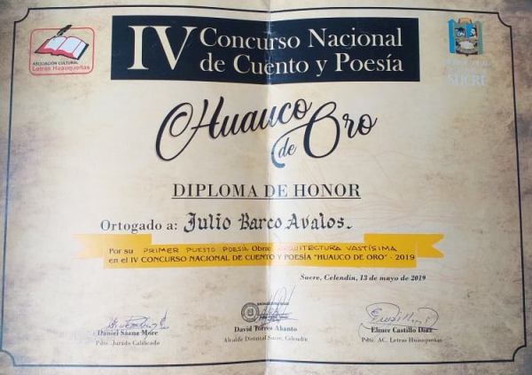 Premio Huauco de oro 2019